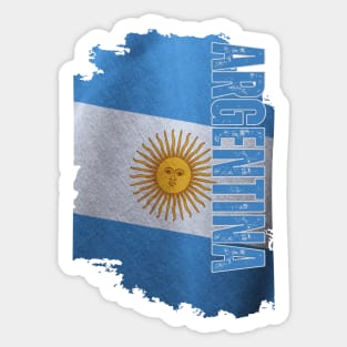 Argentina flag, argentinian flag Sticker